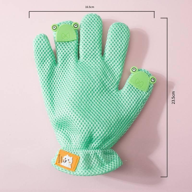 Silicone Pet Grooming Glove CatDog Hair Remover Brush Gentle MassageComb EfficientFloating Hair Removal Bathing Tool PetSupplies