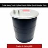 BPW Axle CIMC Trailer Heavy Truck Lift Axle Rubber Air Suspension Shock Absorber