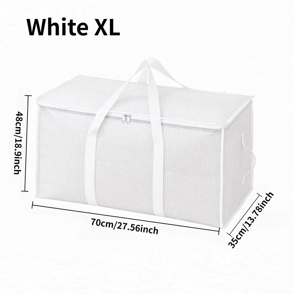 Moisture-Proof Strong Moving Packing Luggage Bags Extra Large Clear Home Closet Clothes Quilt Storage Organizer Foldable Handbag
