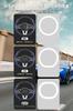 Steering Wheel Cover, Carbon Fiber, Anti-slip, Sweating, Breathable, Abrasion Resistant, Durable, Ultra Thin, Fits S/M (Carbon, Red)