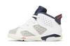Kids' Sneakers Jordan 6 Retro Tinker (TD) White/Infrared 23-Neutral Grey-Obsidian