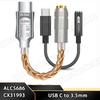 ALC5686 CX31993 HiFi DAC USB Type C na 3,5mm AUX Digitální Audio Kabel DAC pro Android Adaptér Type C na 3,5mm Sluchátka Dekodér ZesilovačDobrý produkt