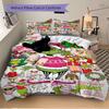 3Pcs Christmas Grinch Party Bedding Sets For All Sizes New 3D Printed Bed Cover Comforter Duvet Cover Pillowcase Bedroom Decoration