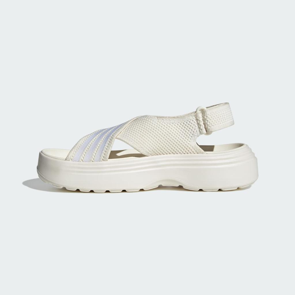 adidas LIFESTYLE SANDAL KK0393 Unisex Sportswear Sandals Off White / Cloud White / Off White