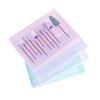 14 Slots Empty Clear Drill Bits Storage Case Box Plastic Display Grinding Heads Holder Organizer Manicure Container