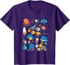 Carini Animali Marini Bambini Creature Oceaniche Pesce Pagliaccio Maglietta