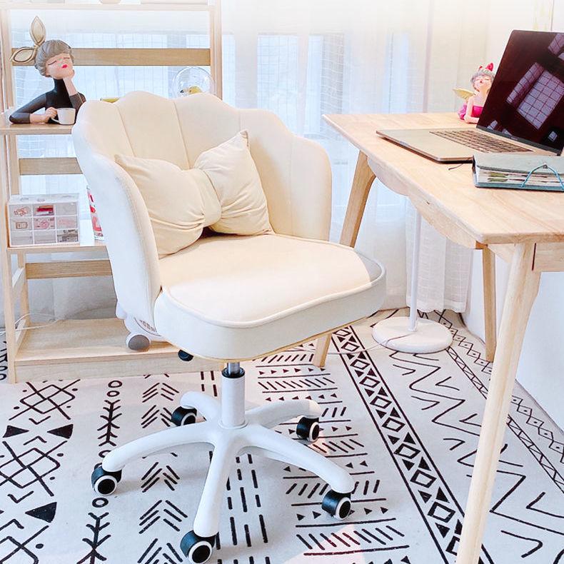 Adjustable Makeup and Office Swivel Chair with Backrest