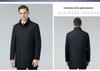 2024 Men's Mid-Length Lapel Coat: High-End Spring/Autumn Business Casual Windbreaker
