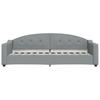 Vidaxl Sofa Z Materacem Do Spania, Jasnoszara, 80X200 Cm, Tkanina