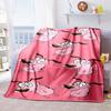 Warm Blankets, Travel-themed, Cowardly Dog-themed Flannel Bedspreads, Fun Sofa Bedspreads for The Bedroom.