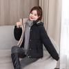 Solid color down cotton-padded clothes, short fashion jackets, seasonal cotton-padded clothes, loose small jackets.