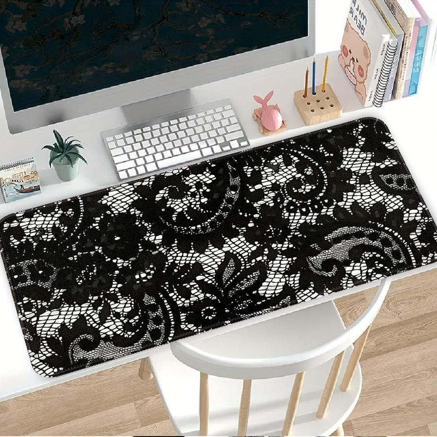 Mauspad Tastatur Mauspad Computer Laptop Pad Schreibtischzubehör Büro Pad Spielkonsole Pad Gummi Sexy Spitze Bilder