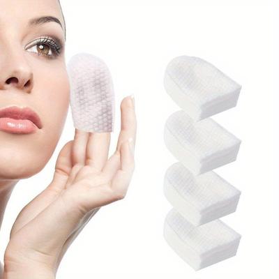 120 stücke U-förmigen Tasche Baumwolle Pad Make-Up Entferner Baumwolle Gesicht Make-Up Weiche Flüssige Foundation Creme Entferner Pads