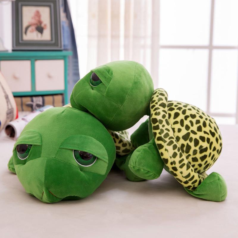 Cartoon Big Eye Turtle Plush Toy With Soft Crystal Velvet For Kids And Girls Gift