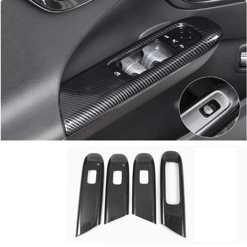 LHD For Mercedes Benz GLC Class X254 GLC260 GLC300  2024 Interior Window Gear AC Vent  Decoration Cover Stickers Accessories