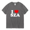 I Love SZA Good Days Graphics Print T-shirt Unisex Women Hip Hop Rapper 90s Vintage Short Sleeve Tees Teen Streetwear Trend T Shirt