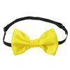 [Artec] Soft Satin Bow Tie 60 X 100mm Yellow Simple Satin Glossy Adjustable 018986
