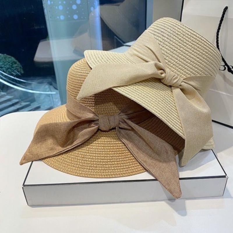Outdoor Straw Hat For Women With Wide Brim Sun Protection Summer Beach Fashion Gift For Ladies