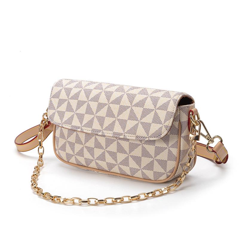 Women's Bag Underarm Bag Light Luxury Retro Casual Fashion Single Shoulder Crossbody Bag All Match Small Square Bag