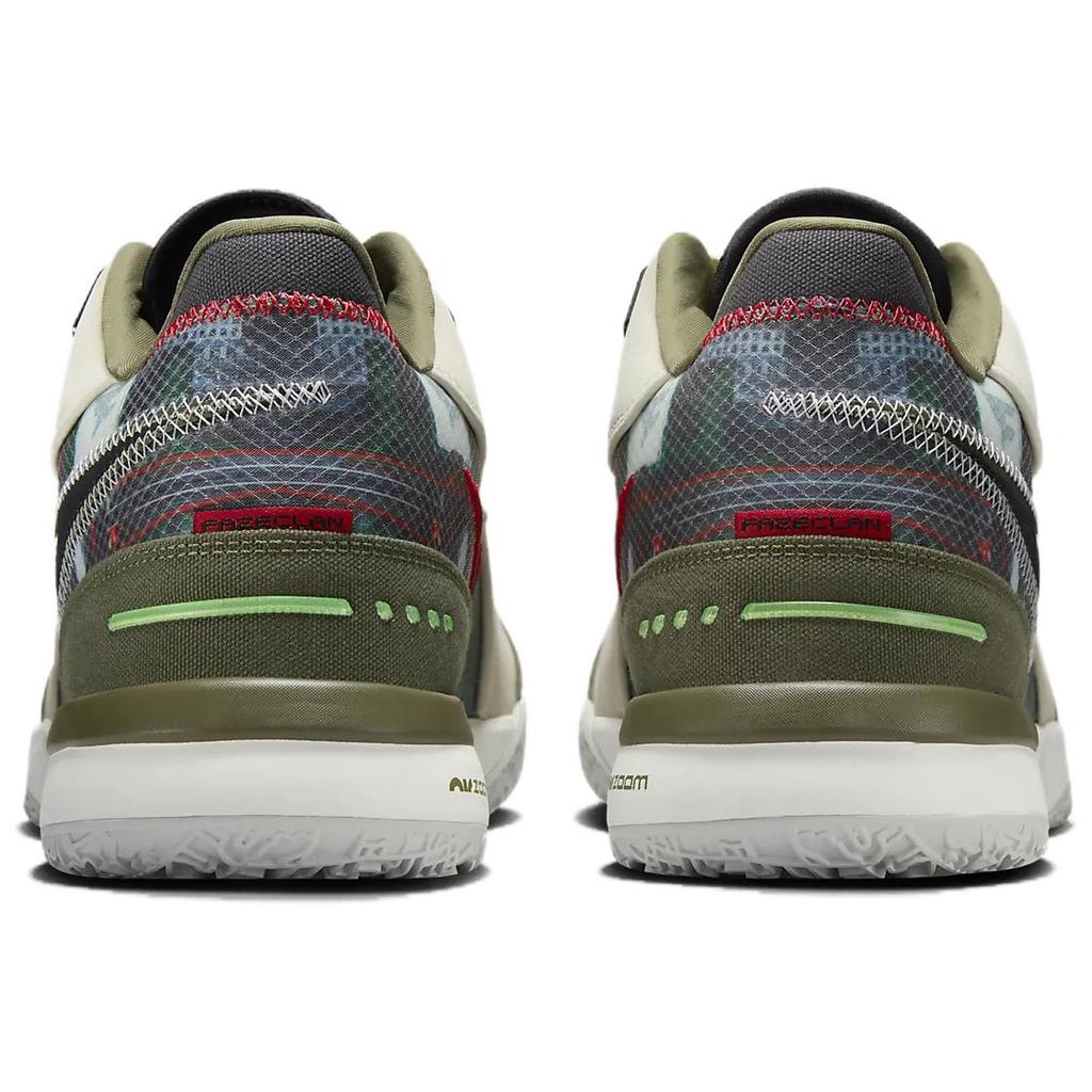 Nike FaZe Clan x Zoom LeBron NXXT Gen AMPD EP Gaming Set-Up Men Sneakers Cream Light-Cream Medium-Olive HF0716-200