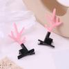 2pcs/Pair Christmas Glowing LED Antlers Hairpin Elk Red Headband Antlers Children Hair Accessories Headbands for Women Xmas Gift
