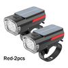 Bike LED Front Light 3 Lighting Modes Rechargeable Mountain Road Bicycle Headlight Lightweight Cycling Safety Lamp Accessories