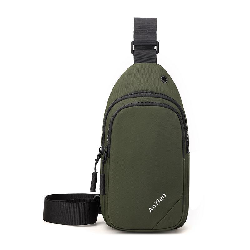 Men's Chest Bag Crossbody Bag Oxford Commuter Shoulder Bag