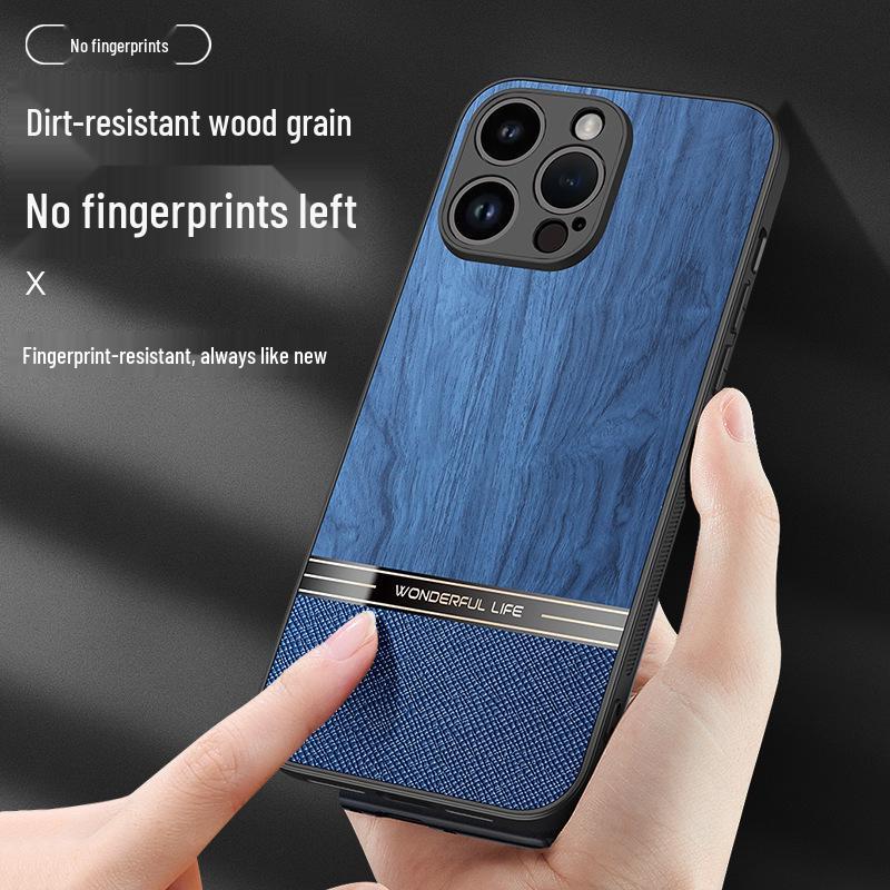 iPhone 17 Pro Max Case, Wood Grain, Full Coverage, Skin-Friendly, Simple, Durable
