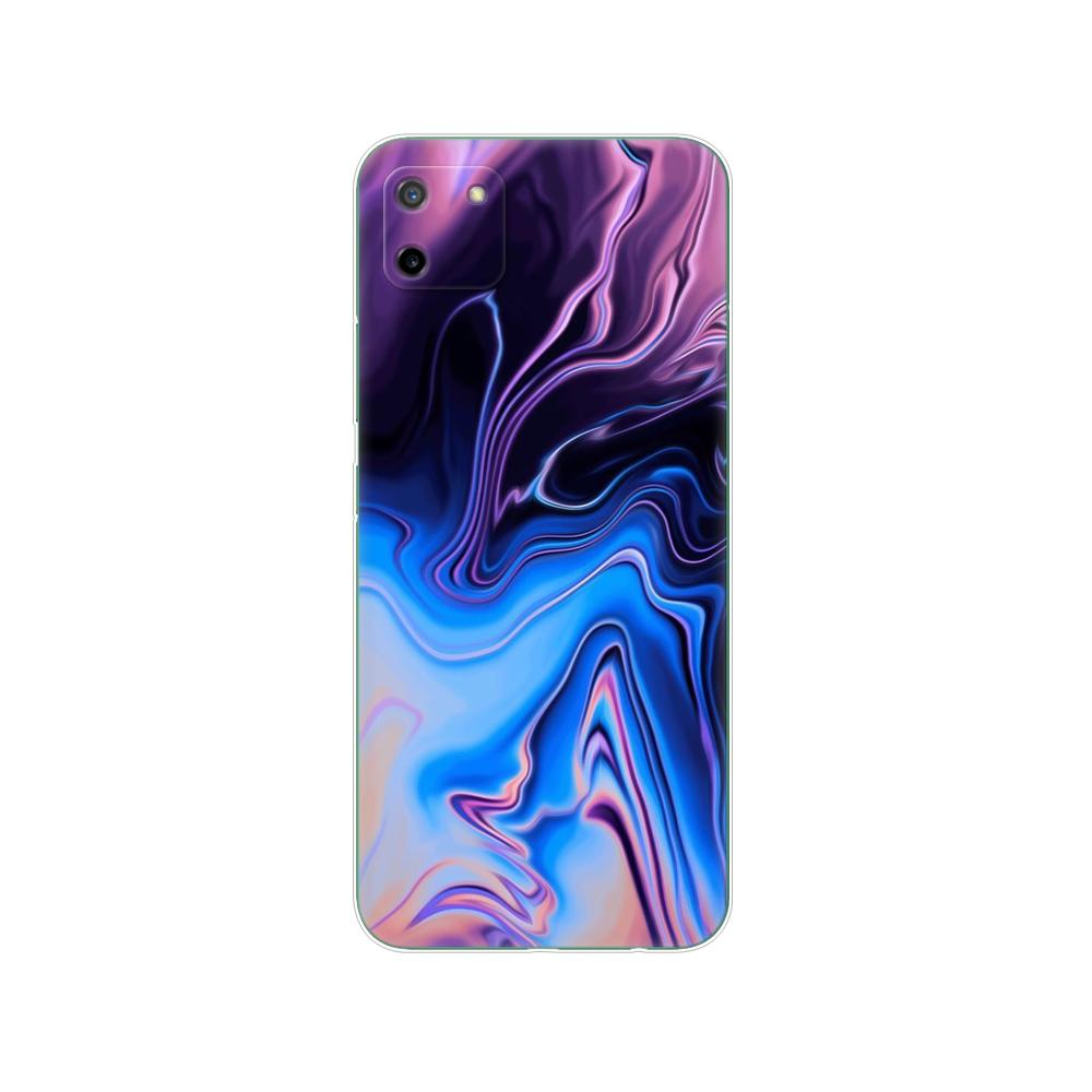 För Realme C11 2021 2020 Fodral TPU Silicon Back Cover Telefonfodral För OPPO RealmeC11 C 11 Soft Fodral RMX3231 RMX2185 stötfångare 6,5 tum