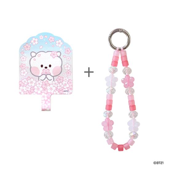 BT21 Minini Phone Tag Holder Cherry Blossom Ver.