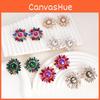 Boucles d'oreilles pendantes tournesol avec cristal d'eau pour femme, idéales pour les fêtes et les soirées.