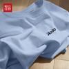 Hodo Men's Pure Cotton Loose Fit Short-Sleeve T-Shirt