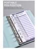A5 Large Capacity Removable Loose-Leaf Notebook: Simple Design for Students