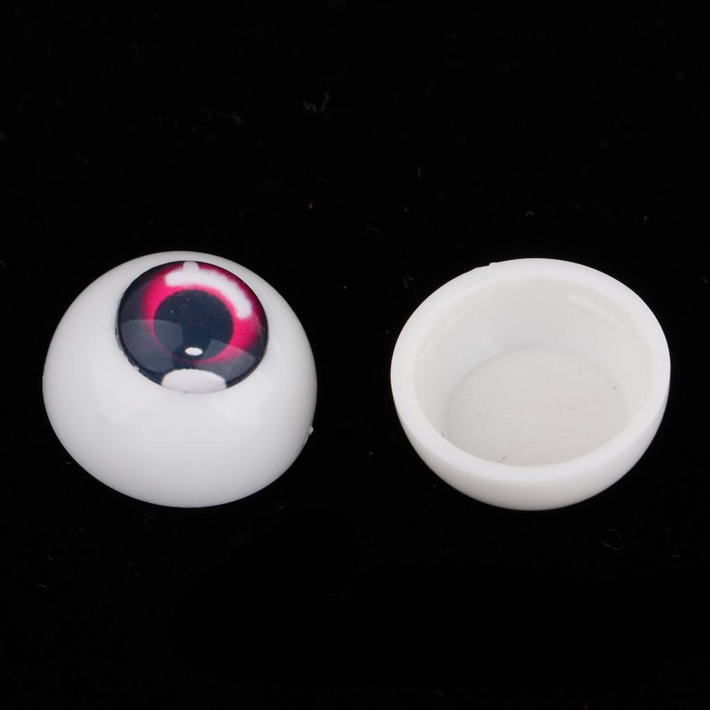 Safety 18mm Eyes Acrylic Eyeballs for 1//3 BJD Night Lolita Doll Purple