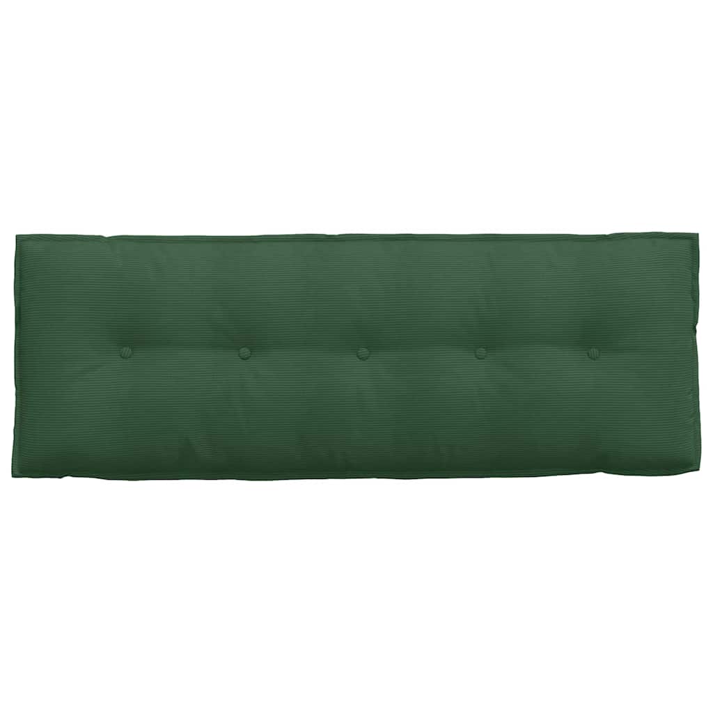 Jungle Green Back Cushion 140 x 50 cm Cord Fabric