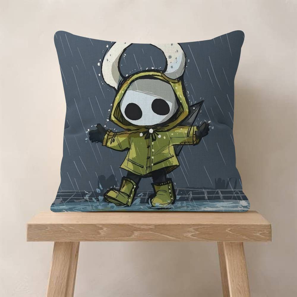 Games H-Hollow KnightS Pillowcase Toon Gift Cushion Cover Bedroom Home Sofa Chair Seat Decor Pillow Case