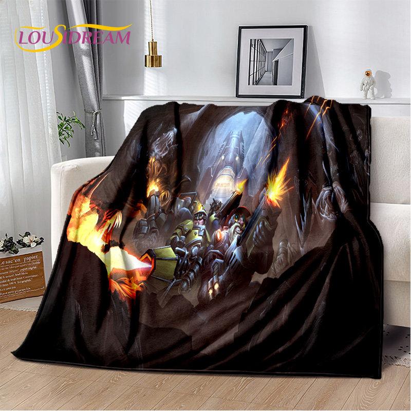 DRG Deep Rock Galactic Game Gamer Soft Plush Blanket,Flannel Blanket Throw Blanket for Living Room Bedroom Bed Sofa Picnic Cover
