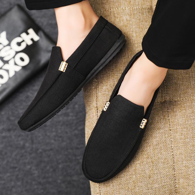 Spring and summer casual shoes trendy shoes gouging Doudou shoes lazy shoes gouging shoes