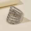 Full Rhinestone Scarf Buckle Clip Exquisite Shawl Decorative Accessory  Daily Wear