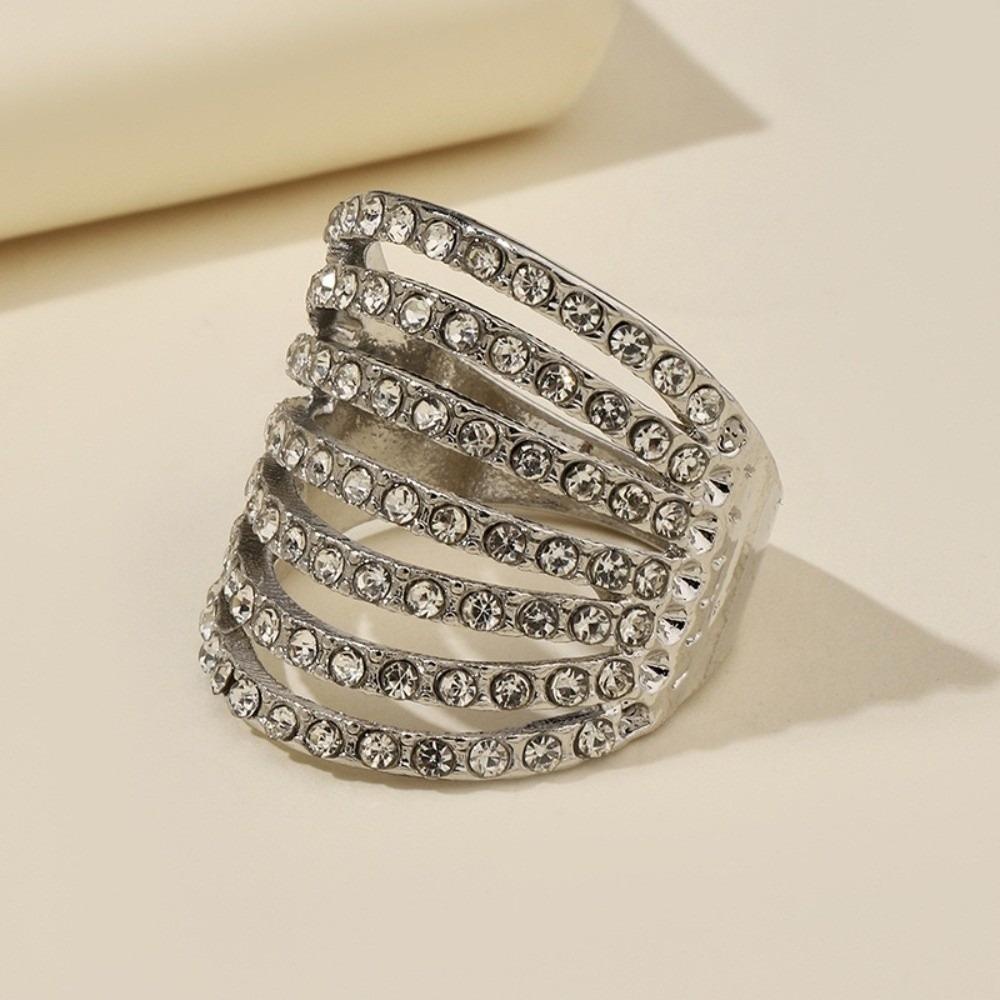 Full Rhinestone Scarf Buckle Clip Exquisite Shawl Decorative Accessory Daily Wear