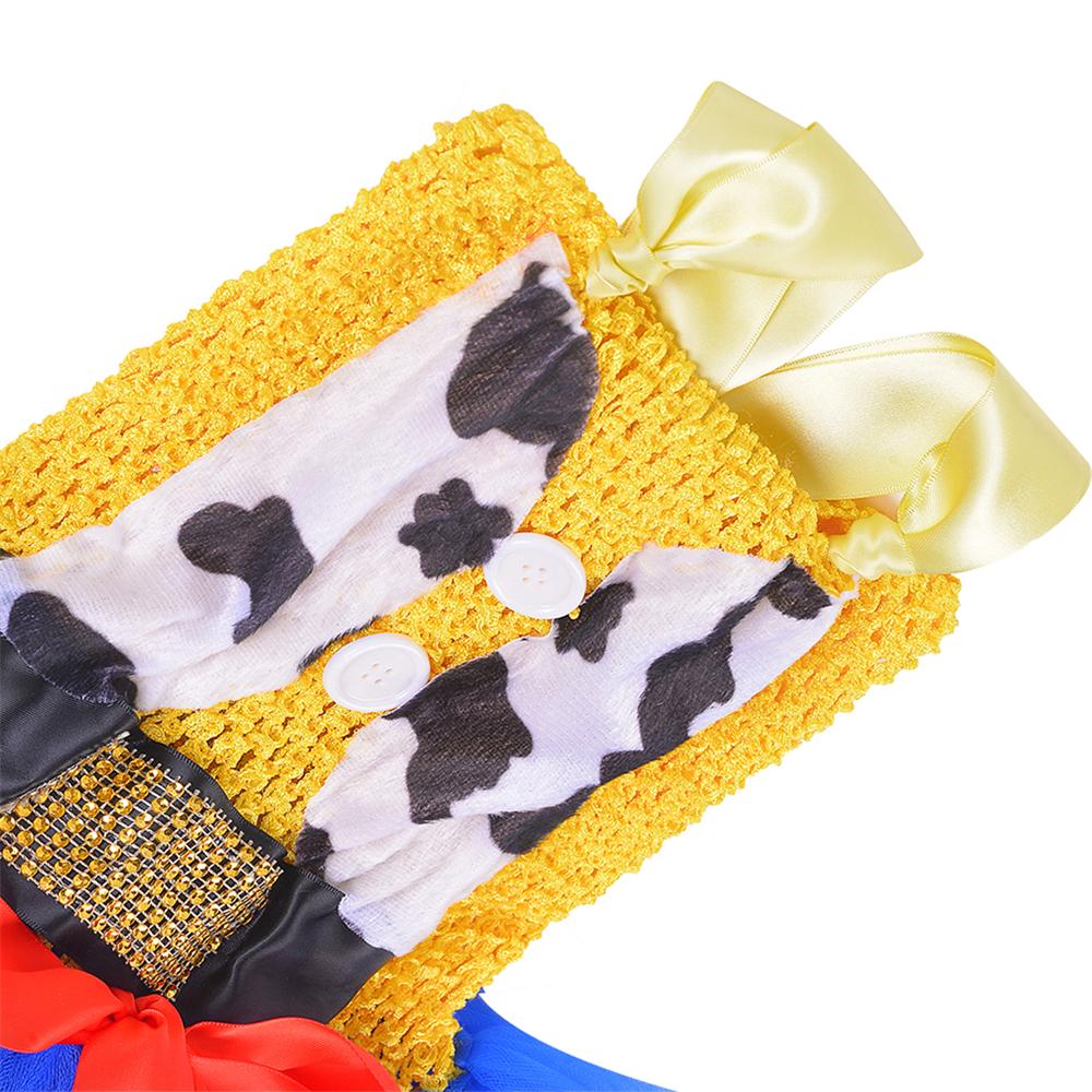 Cowgirl Jessie Kostüm für Mädchen Ausgefallenes Tüll Prinzessin Tutu Kleid Kinder Halloween Karneval Geburtstagsparty Kleider