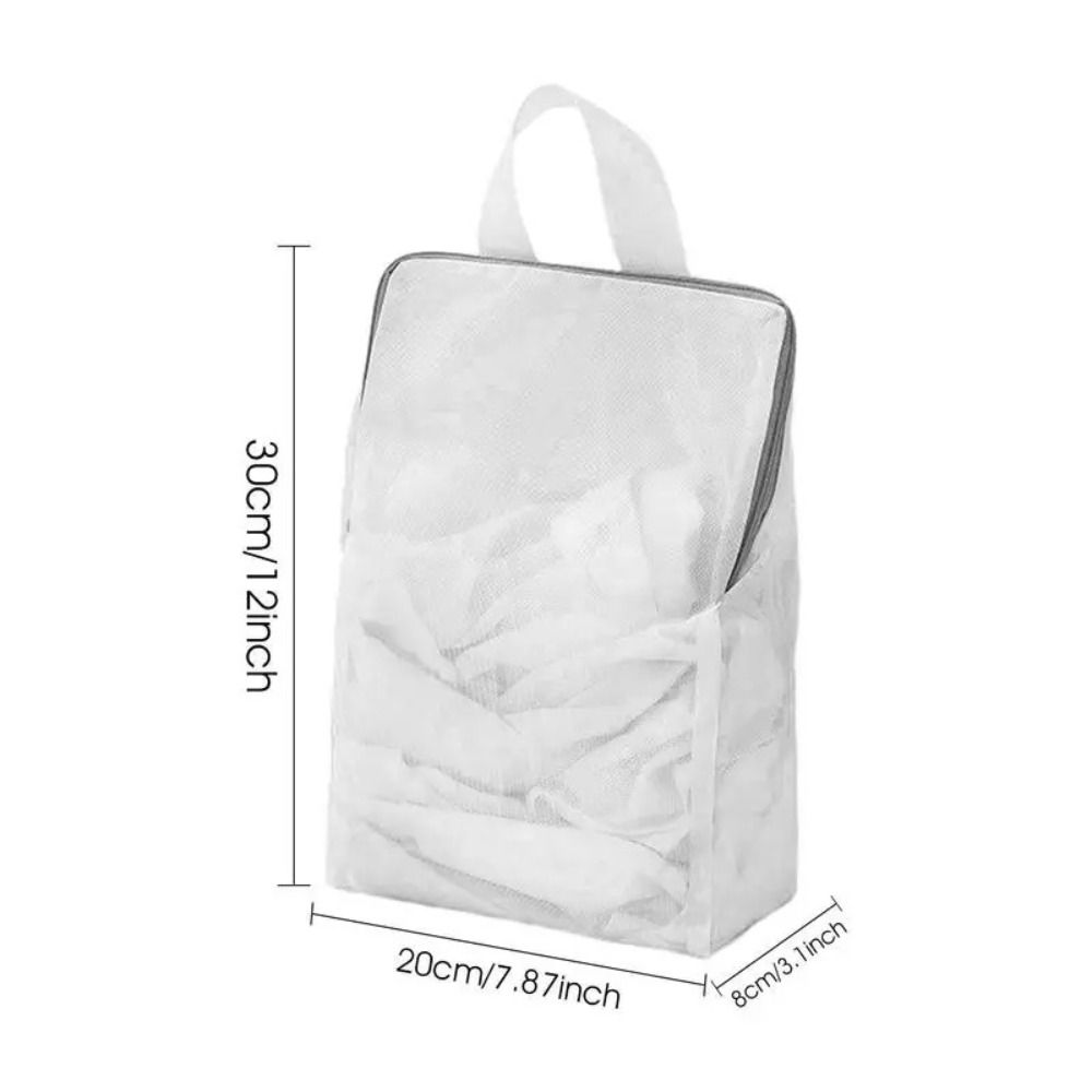 Zipper Mesh Laundry Bag Hanging Storage Clothes Wash Bags New Laundry Basket  for Washing Machines