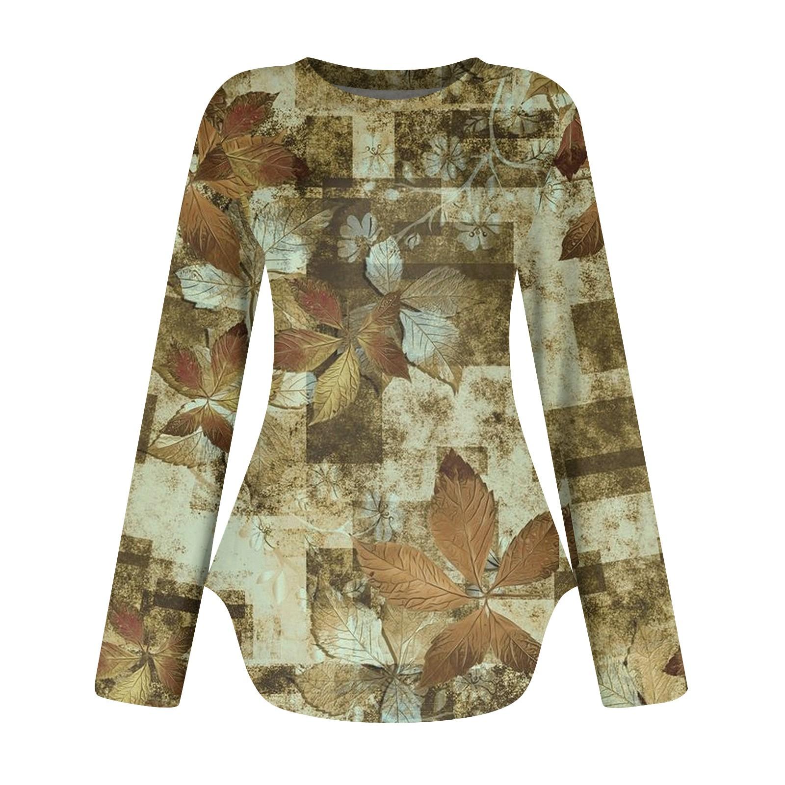 Женские рубашки с длинным рукавом и круглым вырезом — фото 5