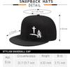 Christian Cross Praying Hands Snapback Hat Polyester Adjustable Baseball Cap Outdoor Unisex