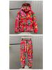 Influencer Winter Style: Peony Floral Thick Cotton Quilt Set & Jacket