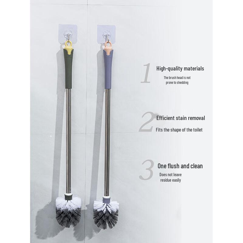 HRTD Stainless Steel Long Handle Toilet Brush