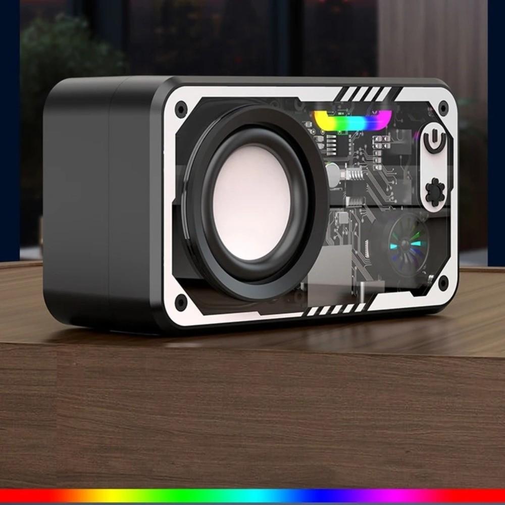 Double Bass Diaphragm Wireless Bluetooth Speaker Desktop Speaker Desktop Audio