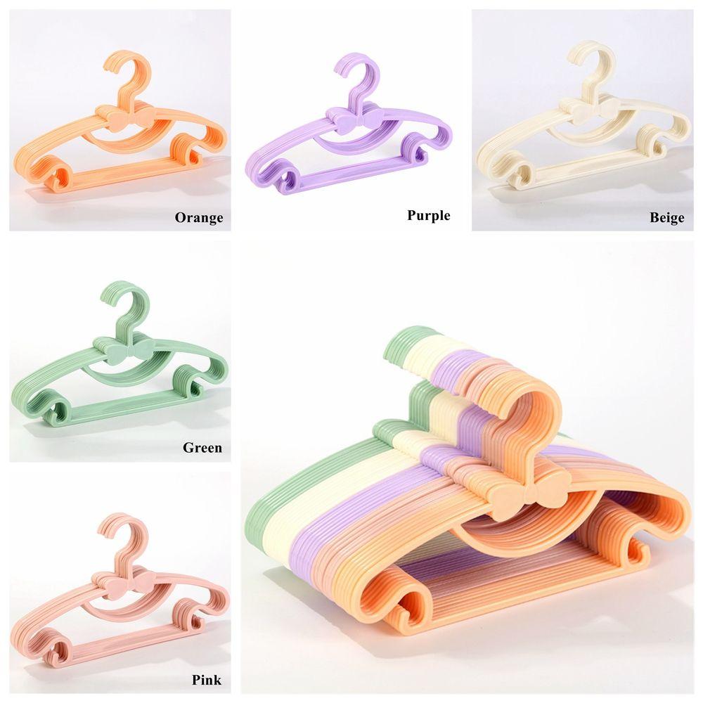 10pcs/lot 29.5cm plastic childrens clothes rack for household multi-function clothes rack Color: Blue 10pcs/lot 29.5cm plastic childrens clothes rack for household multi-function clothes rack Color: Blue