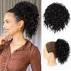 MISS WIG Synthetic Messy Bun Hair Piece - Loose Wavy Curly Drawstring Ponytail Wig Extensions Claw Ponytail For Women Wear