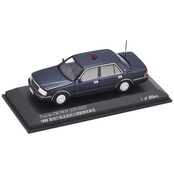 RAI S 1/43 Toyota Crown (JZS155Z) 1998 Metropolitan Police Highway Traffic Police Vehicle (Undercover Navy) Finished Model H7439807